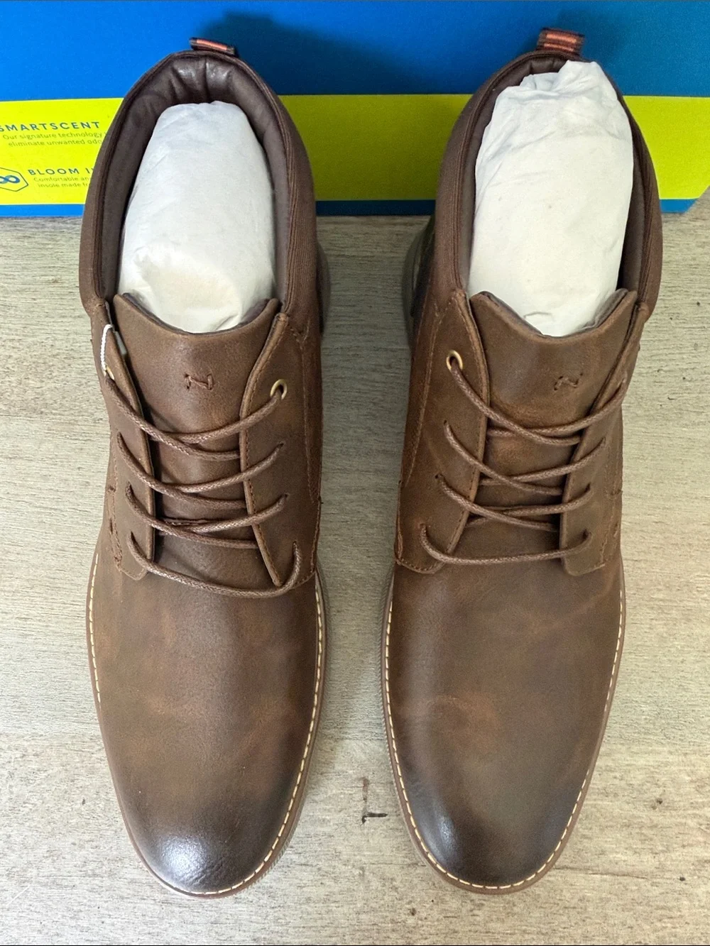 Nunn Bush Men's Brown Leather Chase PT Boot - Lace-Up Casual